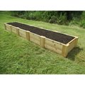 Patioplus Cedar Raised Garden Bed, 2 ft. x 10 ft. x 11 in. PA2653276